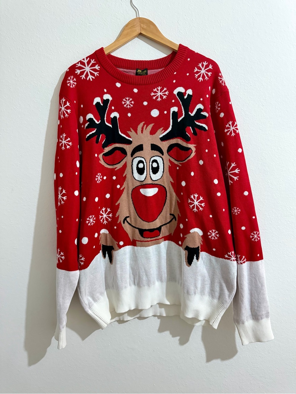 Jap Christmas Rudolf Reindeer Ugly Holiday Sweater Unisex